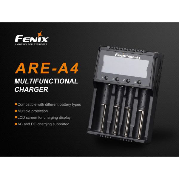 Fenix ARE-A4 4 Channel Smart Battery Charger