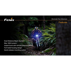 Fenix BC30 – 1800 Lumens LED Bike Light