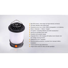 Fenix CL30R – 650 Lumens Rechargeable LED Lantern Black