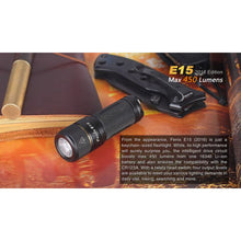 Fenix E15 – 450 Lumens LED Torch VER 2016