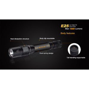 Fenix E25UE – 1000 Lumens Led Torch