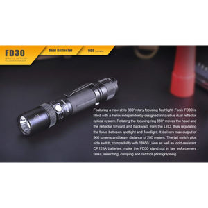 Fenix FD30 – 900 Lumens Focusable LED Torch