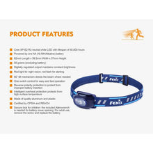 Fenix HL16 – 70 Lumens LED Headlamp – Purple