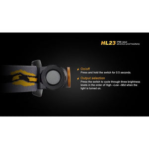 Fenix HL23 – 150 Lumens LED Headlamp – Cadet Grey