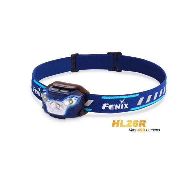 Fenix HL26R – 450 Lumens Rechargeable LED Headlamp – Black