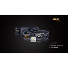 Fenix HL50 – 365 Lumens LED Headlamp – Black