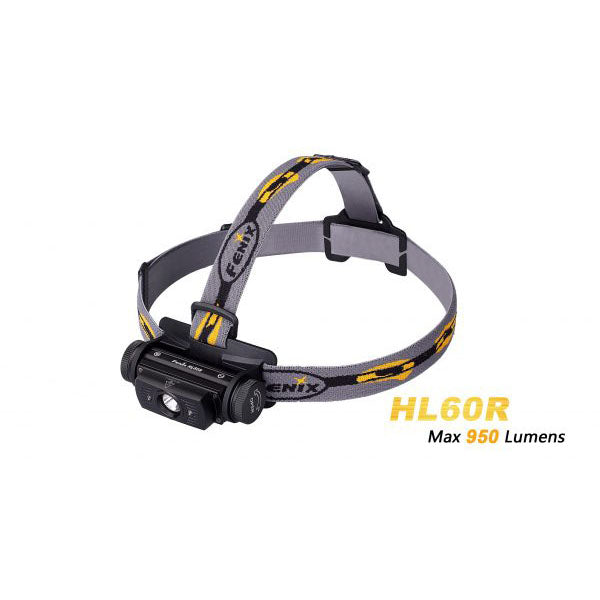 Fenix HL60R – 950 Lumens Rechargeable LED Headlamp – Black