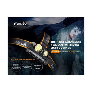 Fenix HM65R – 1400 Lumens USB Rechargeable LED Headlamp