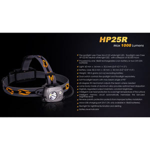 Fenix HP25R Rechargeable LED Headlamp