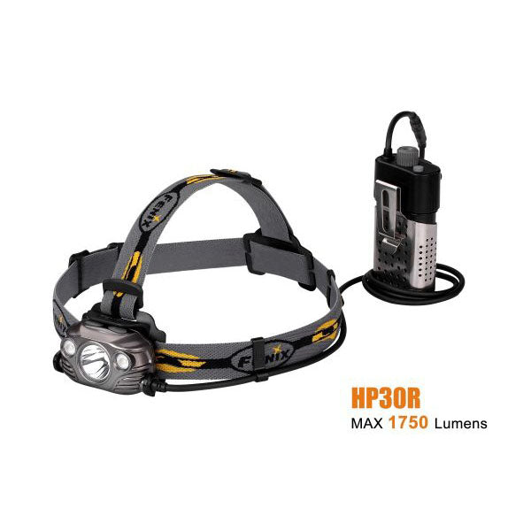 Fenix HP30R – 1750 Lumens Rechargeable LED Headlamp – Black