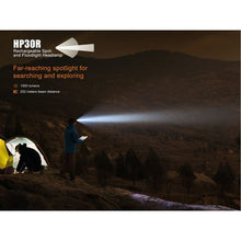 Fenix HP30R – 1750 Lumens Rechargeable LED Headlamp – Iron grey