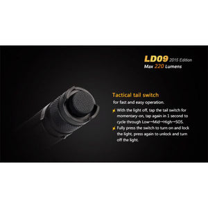 Fenix LD09 – 220 Lumens LED Torch