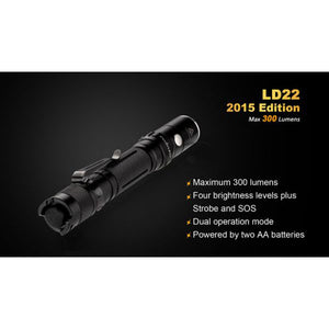 Fenix LD22 – 300 Lumens LED Torch Ver 2015