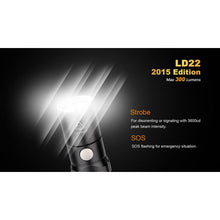 Fenix LD22 – 300 Lumens LED Torch Ver 2015