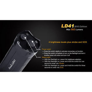 Fenix LD41 – 960 Lumens LED Torch