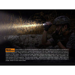 Fenix PD35 V2.0 Digital Camo Edition – 1000 Lumens