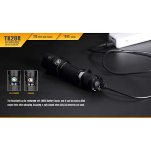 Fenix TK20R 1000 Lumens Rechargeable LED Torch