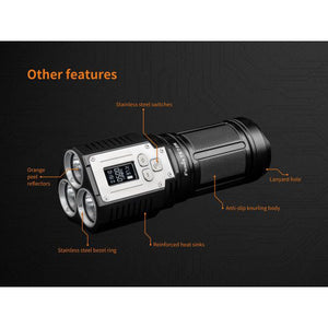 Fenix TK72R – 9000 lumen Rechargeable Led Torch