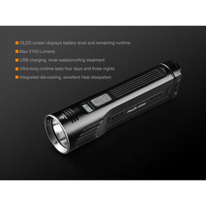 Fenix UC52 – 3100 Lumens Rechargeable LED Torch