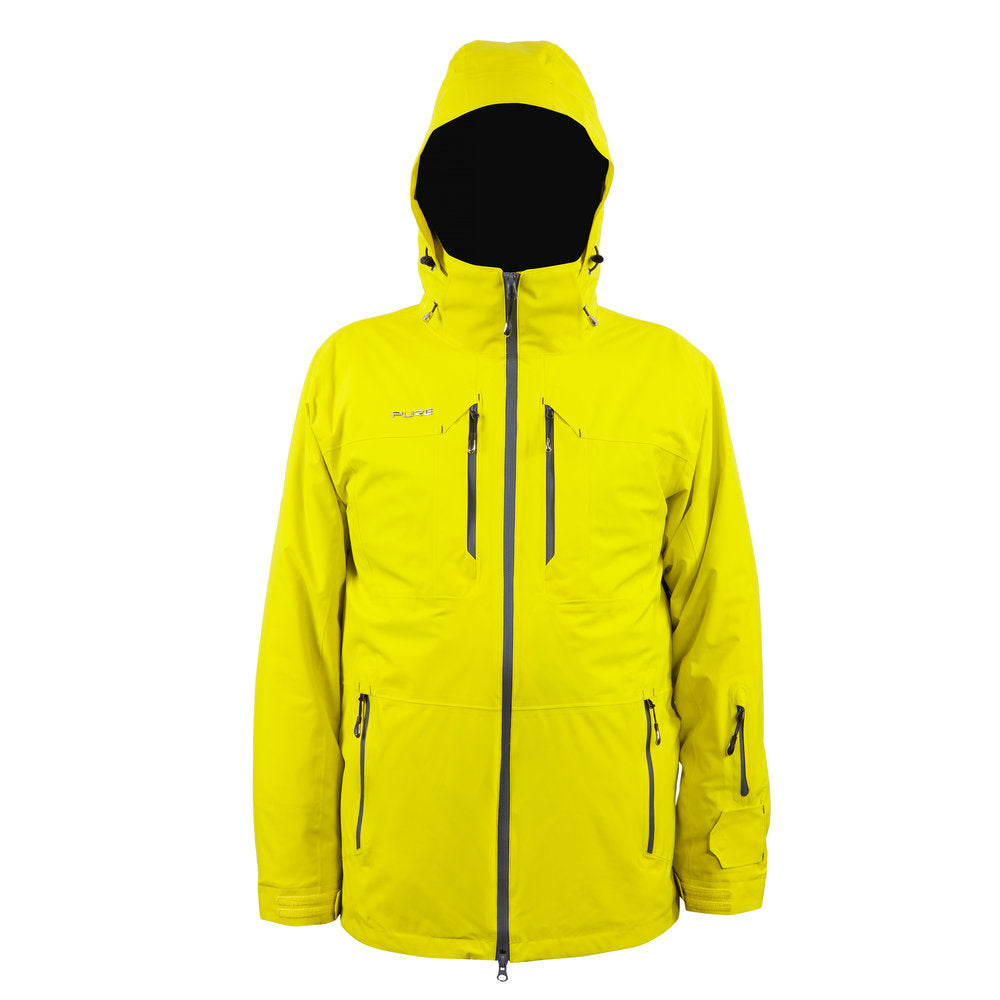 Pure Snow Sapporo Men's Jacket - Sulphur