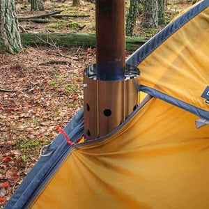 Titanium Camp Stove Flue Heat Protector